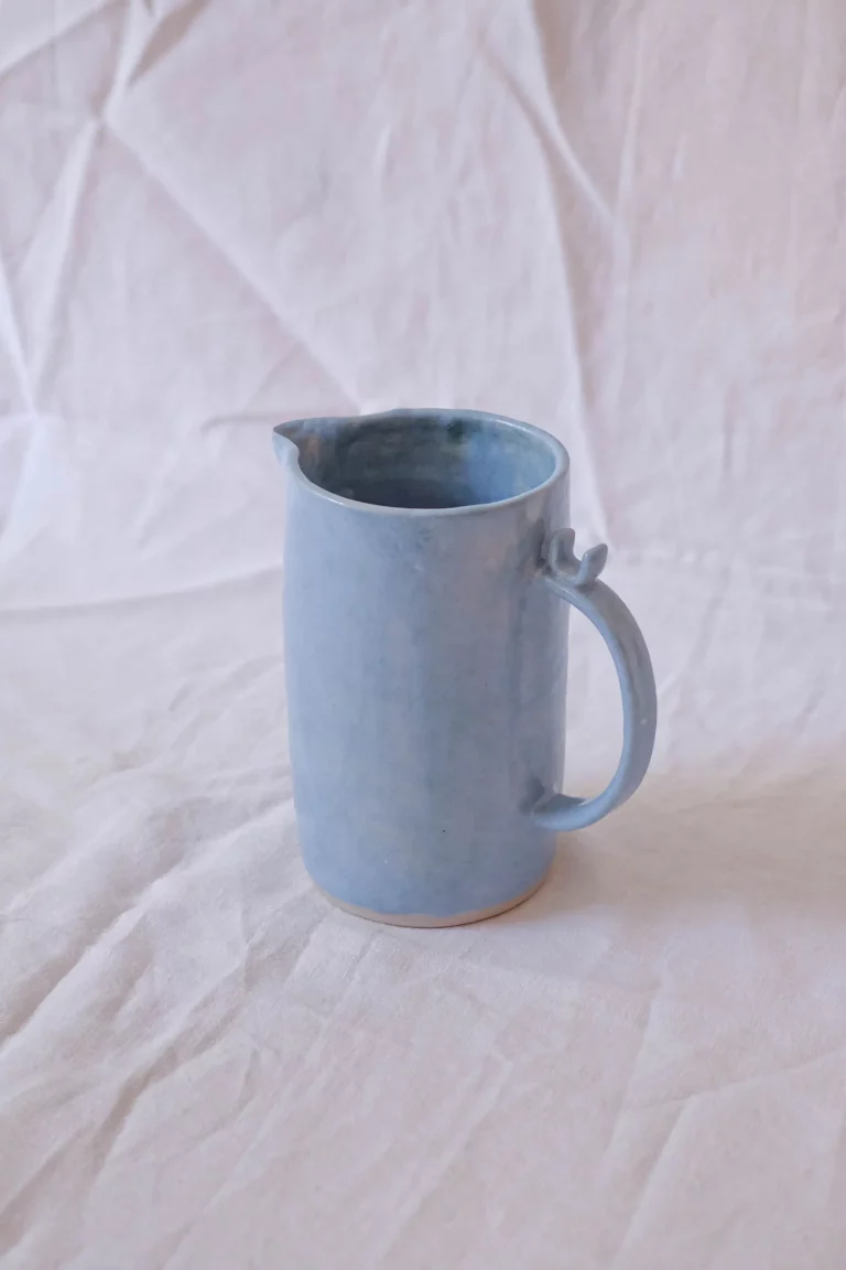 Carafe bleu, Poterie fait main, Studio Alchimies, Céramique
